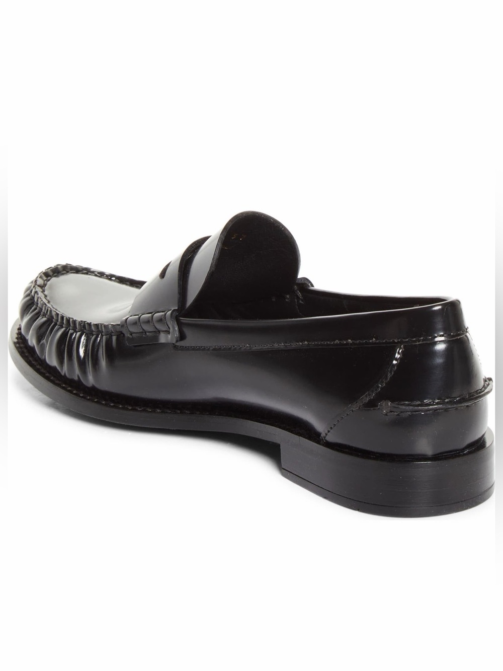 Authentic Prada Ruched Toe Penny Loafer in 38 EU - Picture 4 of 8